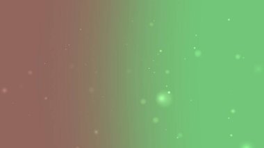 Ilık Kahverengiden Yeşil Gradyan Parıltı Parçacık Arkaplan Canlandırmasına