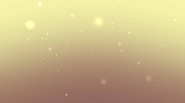 Yumuşak Parıltı Parçacık Işık Hareketiyle Sarı Bej Gradyan Arkaplanı