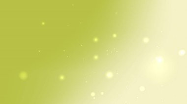 Yumuşak Yeşil Parıltı Parçacık Arkaplanı Hafif Işıltı ve Soyut Işık Hareketi