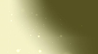 Soyut Işık ve Yumuşak Parçacık Hareketiyle Yeşil Parıltı Arkaplanı
