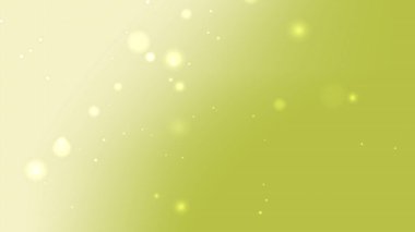 Açık Yeşil Parlak Arkaplan Yüzen Parçacık ve Yumuşak Parıltı