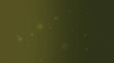 Koyu yeşil, ışıl ışıl, yüzen parçacıklar ve yumuşak ışık derinliğiyle arkaplan