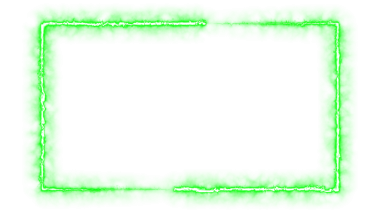 Parlayan Neon Yeşil Webcam Çerçeve Kaplaması Şeffaf Alfa Kanalı