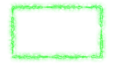 Parlayan Neon Yeşil Güç Hattı Webcam Kaplama Çerçevesi Şeffaf Alfa Döngüsü