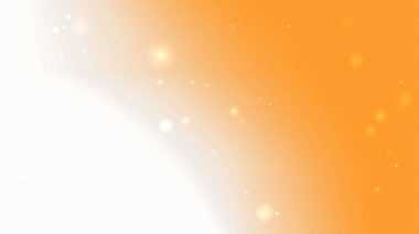 Pürüzsüz Turuncu Beyaz Gradyan Arkaplanı Zarif Parlak Işık Efekti