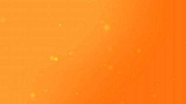 Modern Tasarım İçin Parlayan Yumuşak Parçacıkları olan Turuncu Gradyan Parıltı Arkaplanı