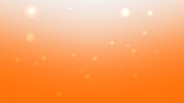 Kutlama Tasarımı İçin Bokeh Sparkle Light ile Yumuşak Turuncu Gradyan Arkaplanı
