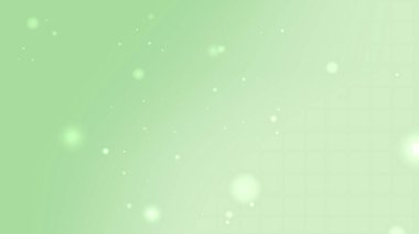 Yumuşak Yeşil Pastel Süzülen Işık Parçacıklarıyla Soyut Arkaplan
