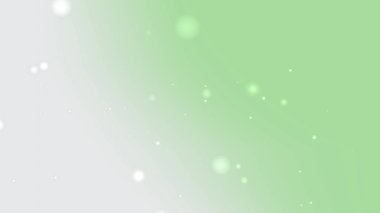 Modern Görsel Tasarım için Yüzen Parçacıklar ile Açık Yeşil Gradyan Parlak Arkaplan