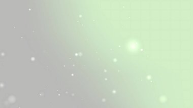 Zarif Dijital Hareket Tasarımı için Yumuşak Yeşil Gradyan Parçacık Arkaplanı