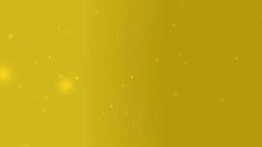 Koyu sarı Pürüzsüz Animasyon Hissiyle Parlak Bokeh Parçacık Arkaplanı