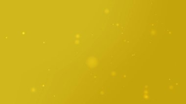 Zarif Koyu Sarı Soyut Parçacık Arkaplanı Yüzen Parıltı ve Parıltı