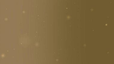 Lüks Altın Gradyan Hafif Yüzen Işık Parçacıklarıyla Parlak Arkaplan