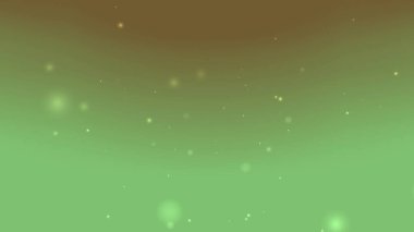 Dünya Doğa ve Organik Tasarım için Yeşil Kahverengi Parlak Parçacık Gradyan Arkaplanı