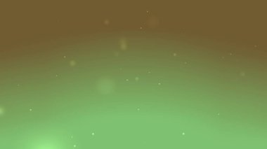Lüks Doğa Tasarımı İçin Yumuşak Yeşil Altın Gradyan Parıltı Parçacık Arkaplanı