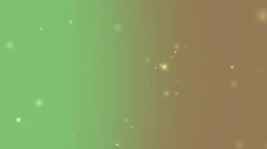 Yumuşak Parlak Parçacık Işıklı Yeşil ve Kahverengi Soyut Gradyan Arkaplanı