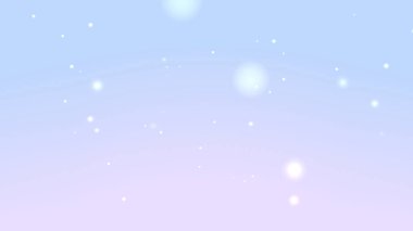 Sakin Tasarım Kullanımı İçin Yüzen Işık Parçacıkları ile Mavi Pastel Parıltı Arkaplanı