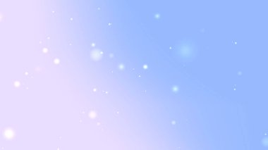 Pastel Mavi Gradyan Hafif Yüzen Parçacık Tasarımı ile Parıltı Arkaplanı