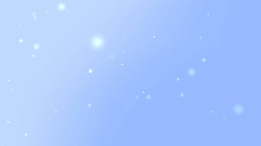 Modern Tasarımlar İçin Yumuşak Mavi Gradyan Arkaplanda Açık Mavi Parıldayan Parçacıklar