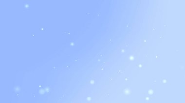 Yaratıcı Hareket Tasarımı İçin Yumuşak Işık Parçacıkları ile Pastel Mavi Gradyan Arkaplanı