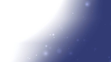 Beyaz Mavi Soyut Işık Parçacıkları ile Parlak Arkaplan