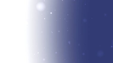 Yüzen Parıltı Parçacıkları ve Yumuşak Işıltısıyla Mavi Beyaz Gradyan Arkaplanı