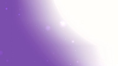 Yumuşak Parlak Işık Parçacıkları ile Mor Beyaz Gradyan Arkaplanı
