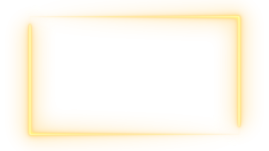 Alpha Channel ile Canlı Yayın İçin Altın Neon Web Kamerası Kaplama Çerçevesi