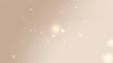 Zarif Kutlama Tasarımı İçin Yumuşak Altın Bej Bokeh Pırıltı Arkaplanı