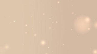 Yumuşak Bej Kremsi Kahverengi Parlayan Parlak Parçacıklarla Zarif Canlandırılmış Arkaplan
