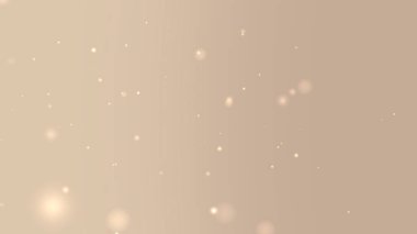 Işıldayan Işık Parçacıkları ve Zarif Ruh Haliyle Bej Parlak Arkaplan