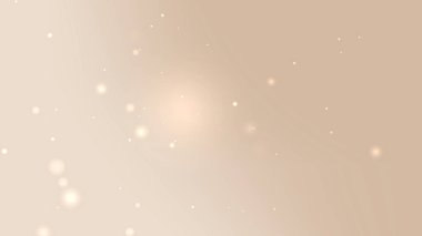 Yüzen Parıldayan Parçacıklar ve Zarif Işık Tonu ile Sıcak Bokeh Arkaplanı