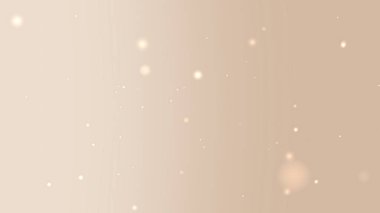 Yüzen Parıldayan Bokeh Parçacıkları ile Yumuşak Bej Gradyan Arkaplanı