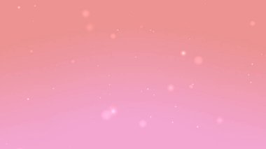 Yumuşak Pembe Gradyan Arkaplanı Yüzen Parıltı ve Bokeh Işık Efekti