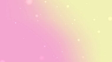 Yumuşak Pastel Pembe ve Sarı Gradyan Rüya Parçacıkları Arkaplanı
