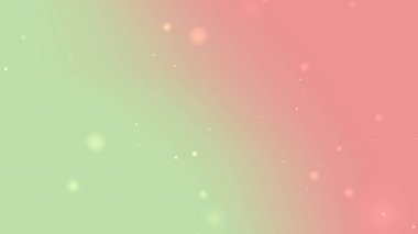 Yumuşak Yeşil Pembe Pastel Gradyan Arkaplanı Parıltı Parçacıkları ve Işık Parıltısı