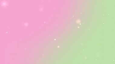 Yumuşak Pembe Pastel Gradyan Arkaplan Parıltı Parçacıkları ve Nazik Parıltı