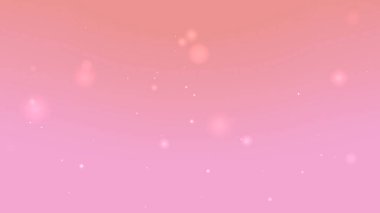 Yumuşak Pembe Pastel Gradyan Parıltı Arkaplanı Yüzen Işık Bokeh Parçacıkları