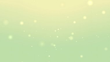 Yumuşak Parıltı Parçacık Efektleriyle Pastel Yeşil Gradyan Arkaplanı