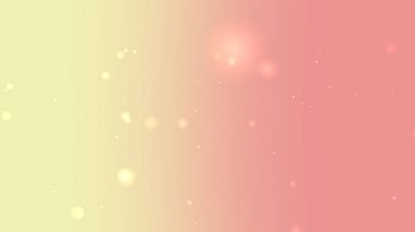Sarı Pembe Pastel Gradyan Arkaplanı Rüya Parıltısı Parçacık Efekti