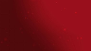 Yüzen Işık Parçacıkları ile Kırmızı Soyut Gradyan Arkaplanı