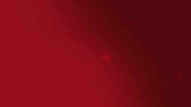 Pürüzsüz Kırmızı Soyut Gradyan Arkaplanı Yüzen Işık Parçacıkları ve Parıltı Efekti