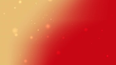 Altın ve Kırmızı Çapraz Gradyan Arkaplan Parlayan Parçacıklar ve Yumuşak Parıltı