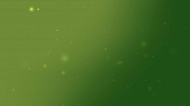 Yumuşak Yeşil Gradyan Parıltı Parçacık Arkaplanı Durgun Tasarım İçin Yüzen Işık