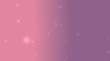 Yumuşak Pembe Mor Gradyan Parıltı Arkaplanı Yüzen Işık Parçacıkları Canlandırması