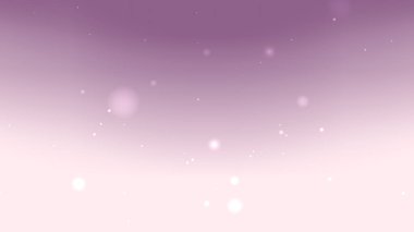 Yumuşak Mor Pembe Gradyan Arkaplanı Yüzen Parıltı Parçacıkları ve Işık Parıltısı
