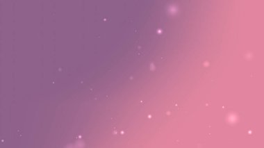 Pembe Menekşe Gradyan Arkaplanı Yumuşak Parça Parçacıkları ve Hafif Işık