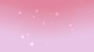 Pembe Gradyan Hafif Yüzen Işık Parçacıkları Canlandırmasıyla Parlak Arkaplan