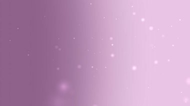 Yumuşak Mor Pastel Gradyan Arkaplanı Yüzen Parıltı Parçacıkları ve Hafif Bokeh