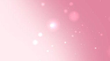 Işıldayan Parıltı Parçacıkları ve Rüya Işığı Efektleriyle Yumuşak Pembe Gradyan Arkaplanı